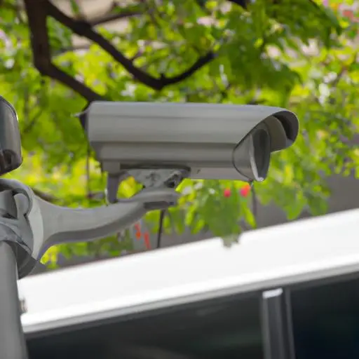 Gần cận một camera được bảo vệ khỏi yếu tố môi trường ở Quận 4