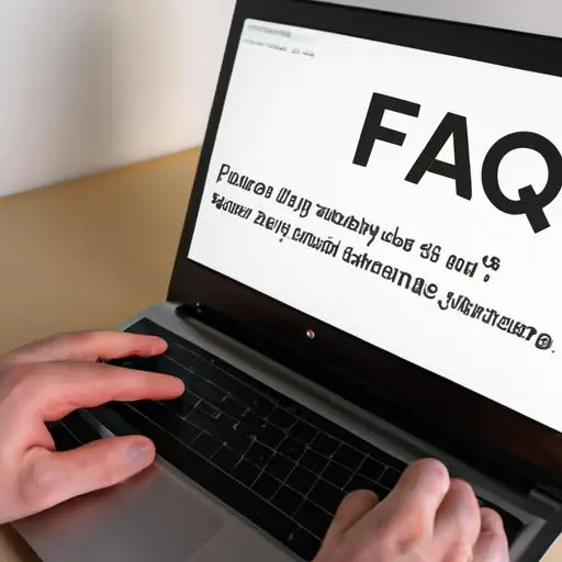 Hình ảnh người dùng đọc phần câu hỏi thường gặp về lắp đặt wifi mesh trên một chiếc laptop.