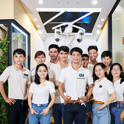 Khách hàng hài lòng chụp ảnh kỷ niệm cùng đội ngũ Trường Thịnh sau khi lắp đặt thành công hệ thống camera an ninh