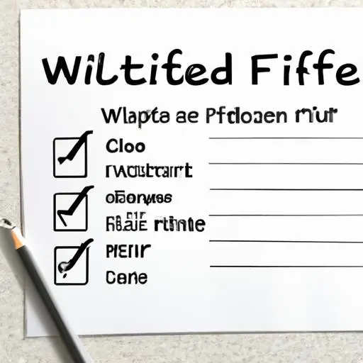 Một danh sách kiểm tra với những yếu tố quan trọng khi lắp đặt wifi.
