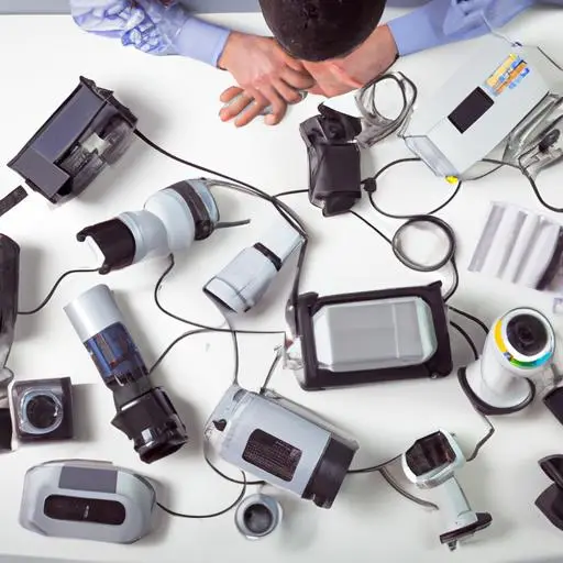 Người nghiên cứu các loại camera trước khi lắp đặt ở Quận 4