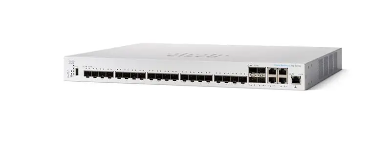 CBS350-24XS-EU Cisco CBS350 24x 10G SFP+, 4x 10G copper/SFP+ combo uplink, 1x GE management