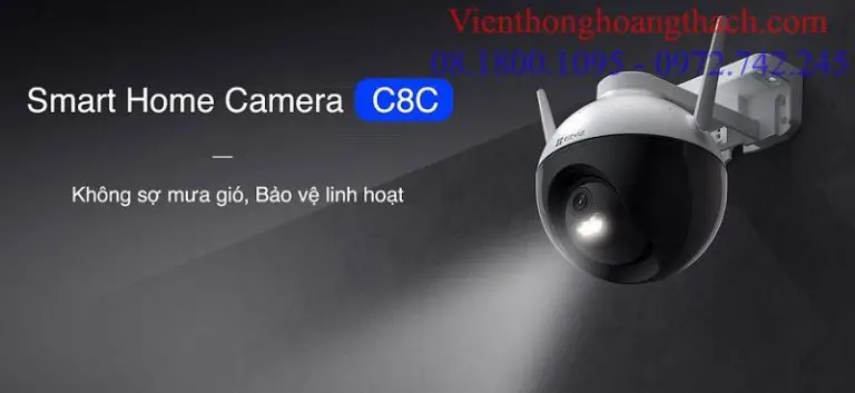 Lắp đặt camera PTZ C8C của EZVIZ: Vượt trội trong việc giám sát ngoại trời