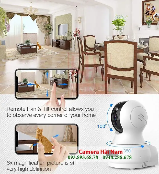 Lắp đặt Camera Wifi 360 độ chính hãng tại tphcm – Giá rẻ, đa tính năng