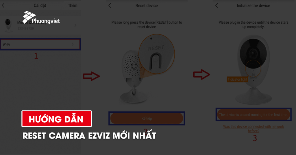 Hướng dẫn Reset Camera Ezviz: Giải quyết vấn đề kết nối