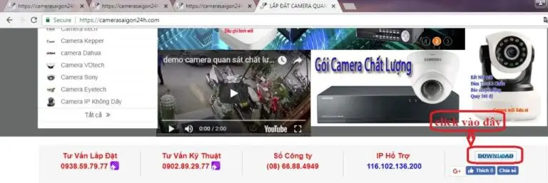 Hướng dẫn xem camera qua máy tính