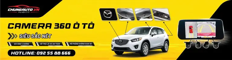 Camera 360 độ – Quan sát xe an toàn từ mọi góc độ