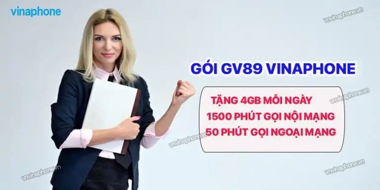 Gói GV89 Vina: Mức giá hấp dẫn, ưu đãi khủng cho người dùng