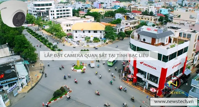 Lắp đặt camera tại Bạc Liêu