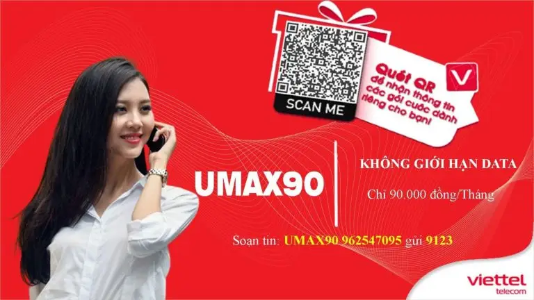 Lắp đặt wifi, lắp đặt camera wifi chính hãng tại tphcm: Gói data 4G UMAX90 của Viettel – Trải nghiệm Internet không giới hạn với tốc độ cao