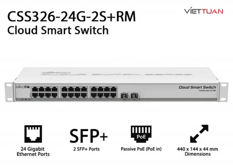 Switch Mikrotik: Thiết bị chuyển mạch mạnh mẽ và đa tính năng