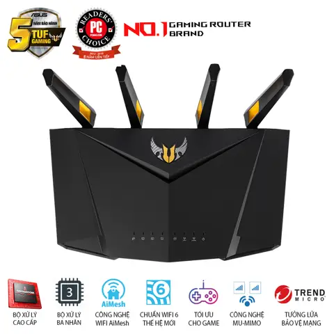 Thiết bị định tuyến mạng không dây Asus TUF-AX3000