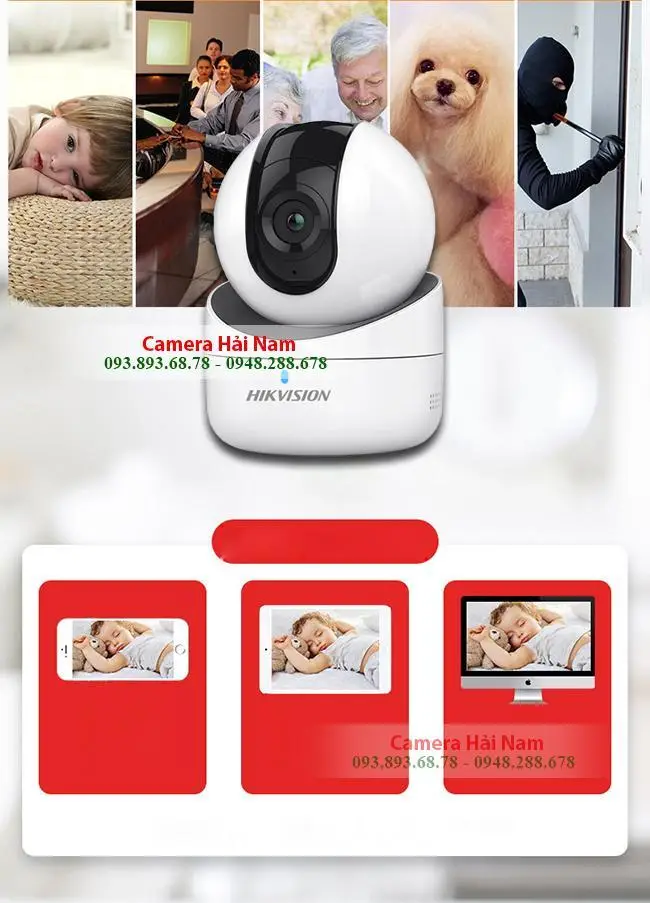 Camera Wifi Hikvision 2MP Full HD 1080P