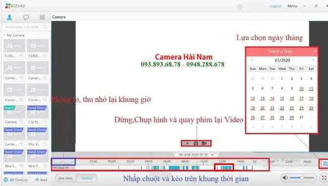 Đăng nhập vào EZviz PC Studio