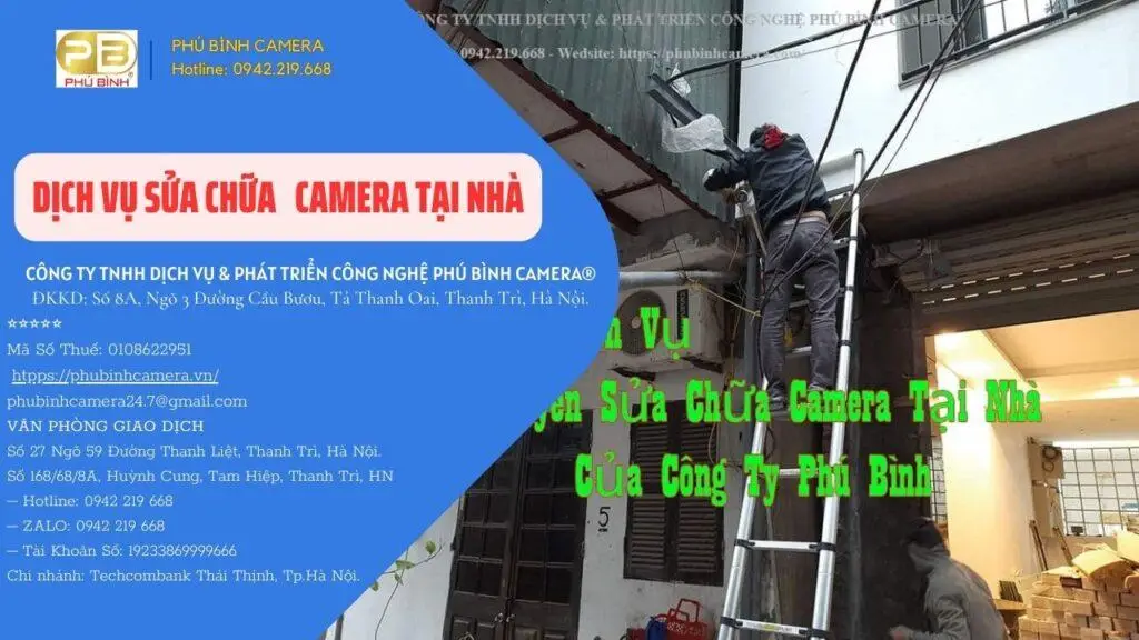Sửa Camera Tại Nhà: Nhanh Chóng, Chuyên Nghiệp, An Tâm Tuyệt Đối!