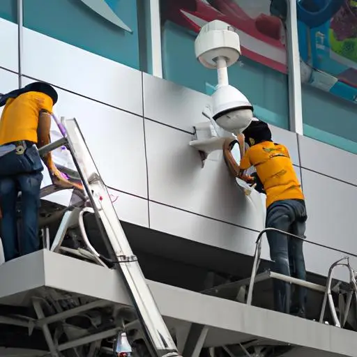 Đội ngũ lắp đặt chuyên nghiệp thiết lập hệ thống camera an ninh tại Quận 7.