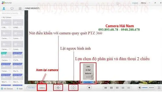 Hoàn tất cài đặt EZviz