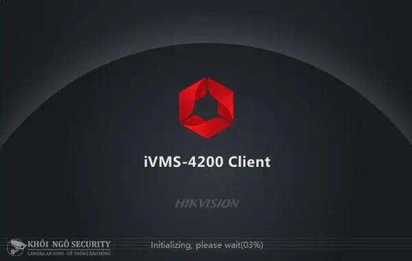 Khởi động phần mềm iVMS 4200 Client