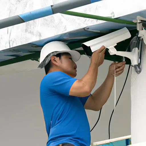 Kỹ thuật viên chuyên nghiệp lắp đặt camera an ninh tại Quận 2