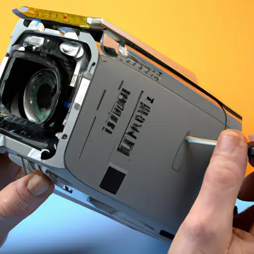 Một bức ảnh thực tế mô tả khách hàng kiểm tra kỹ lưỡng chất lượng của camera Hikvision cũ