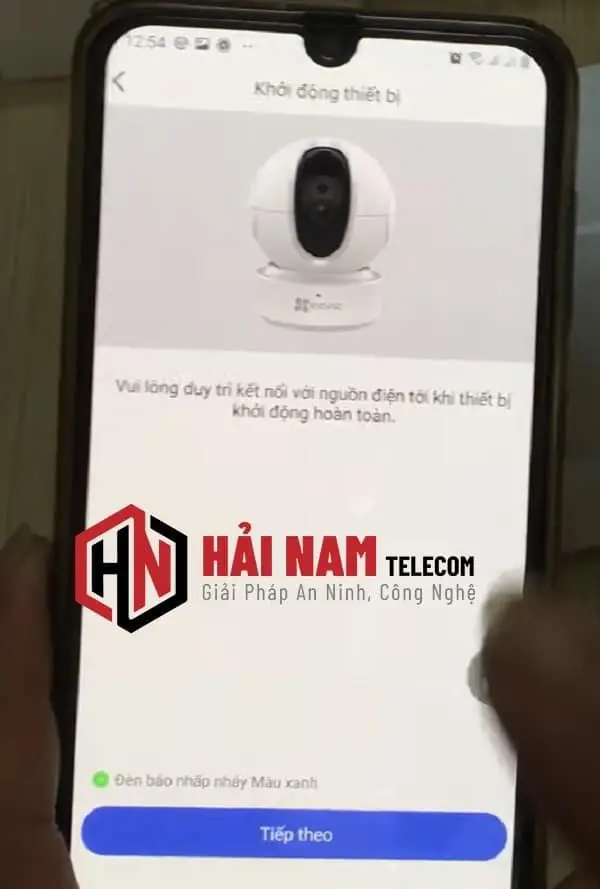 Nhấn Tiếp tục