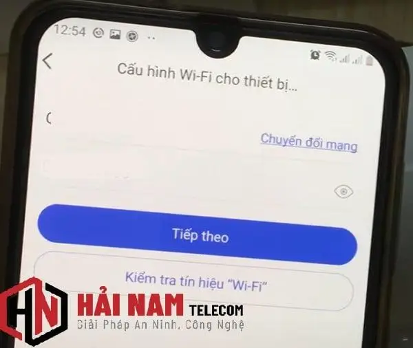 Nhập mật khẩu, rồi nhấn Tiếp tục