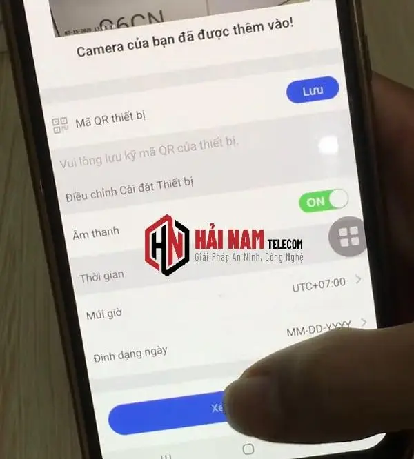 Reset Camera Ezviz thành công