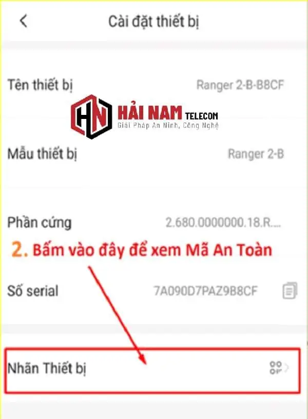 Vị trí nút Reset trên camera IMOU A26