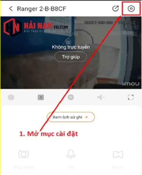 Vị trí nút Reset trên camera IMOU F22