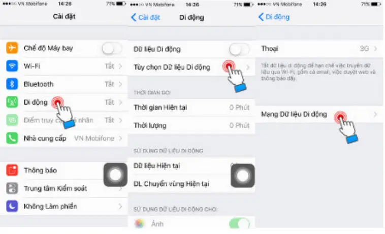 Chọn theo hướng dẫn