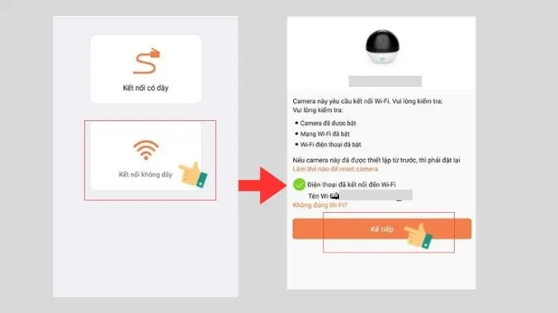 Kết nối camera wifi Ezviz vào mạng không dây gia đình