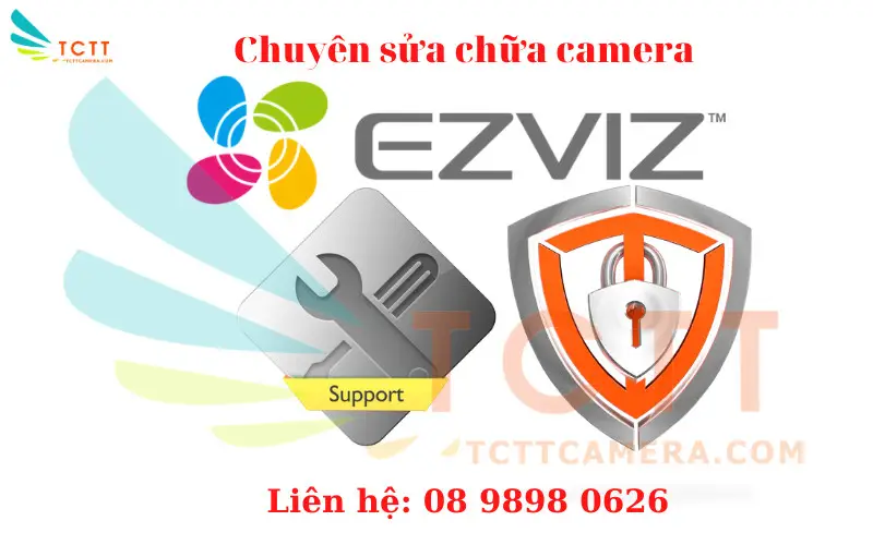 Nút reset trên camera Ezviz