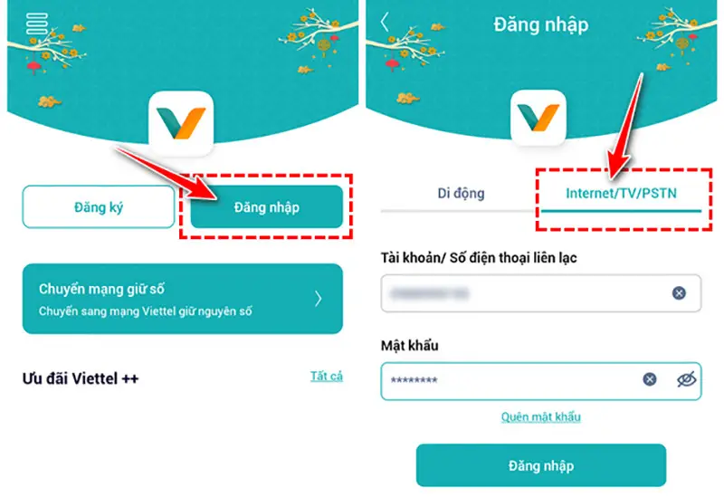 Đăng nhập My Viettel để quản lý modem đổi pass Wi-Fi