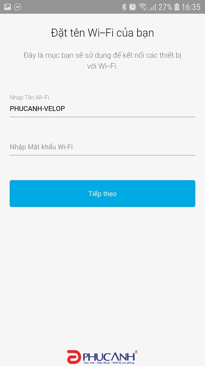 Đặt tên mạng và mật khẩu Wi‑Fi cho hệ thống Linksys Velop Mesh chuẩn WPA3/WPA2