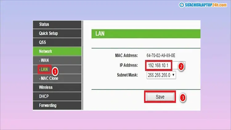 Đổi địa chỉ IP LAN để tránh xung đột mạng khi dùng ONT nhà mạng