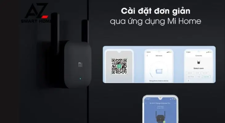 Giao diện ứng dụng Mi Home mới nhất hỗ trợ cài đặt Repeater Xiaomi