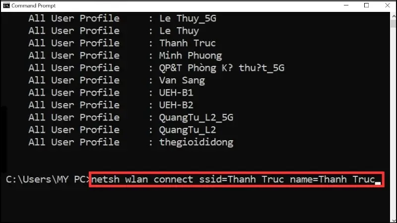 Kết nối WiFi bằng lệnh netsh trên Windows cho người dùng nâng cao