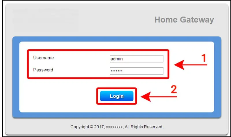 Màn hình đăng nhập hệ thống Wi-Fi FPT trên trình duyệt