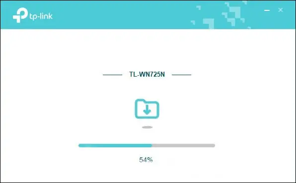 Màn hình nhận thiết bị USB WiFi TP-Link sau khi cắm TL-WN722N vào cổng USB