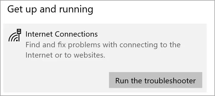 Trình sửa lỗi mạng tích hợp trong Windows giúp phát hiện và tự sửa cấu hình