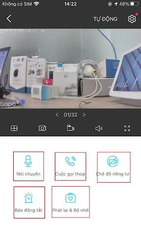 Các tính năng đàm thoại hai chiều, chế độ riêng tư và phát lại của Tapo C310