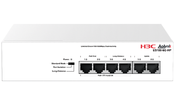 AOLYNK ES100-6G-HP - Switch Unmanaged PoE
