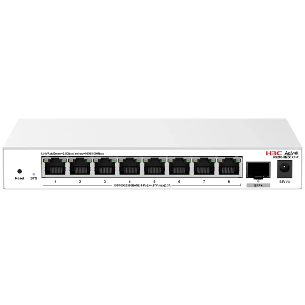 AOLYNK US200-8MG1XF-P - Switch Web Managed PoE 2.5GE