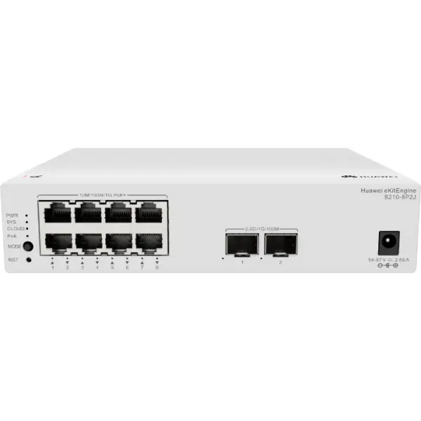Huawei eKit S210-8P2J chính hãng - module quang/phụ kiện mạng PoE