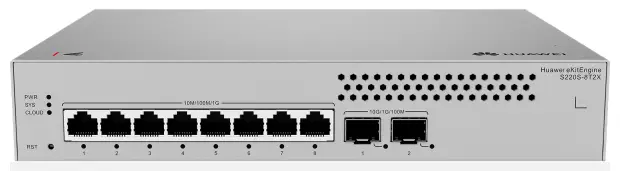 Huawei eKit S220S-8T2X chính hãng - module quang/phụ kiện mạng PoE