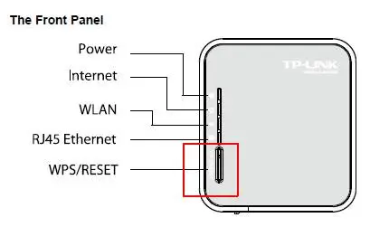 Cách reset WiFi TP-Link bằng nút reset