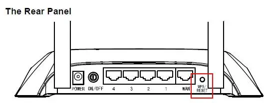 Cách reset WiFi TP-Link bằng nút Reset trên thiết bị