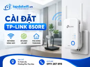 Cài đặt TP-Link 850RE đúng cách: Hướng dẫn sử dụng bộ mở rộng WiFi từng bước