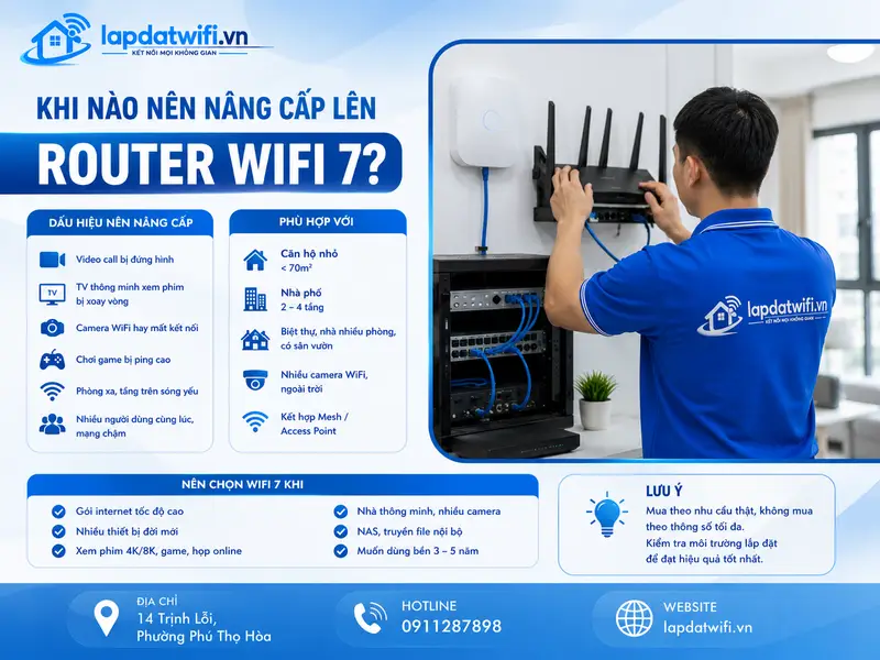 Khi nào gia đình nên nâng cấp lên Router WiFi 7?