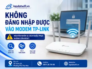 Không đăng nhập được vào modem TP-Link: Hướng dẫn kiểm tra và khắc phục từng bước